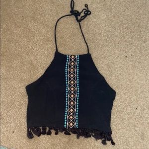 Halter crop top